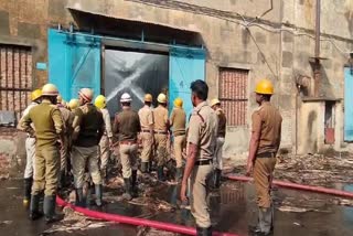 Major Fire in North Shyamnagar Jute Mill Godown