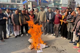 UTTARAKHAND CONGRESS PROTEST