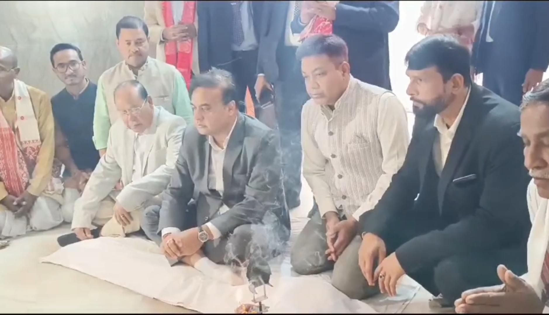 Assam CM at Howly Raas Mandir