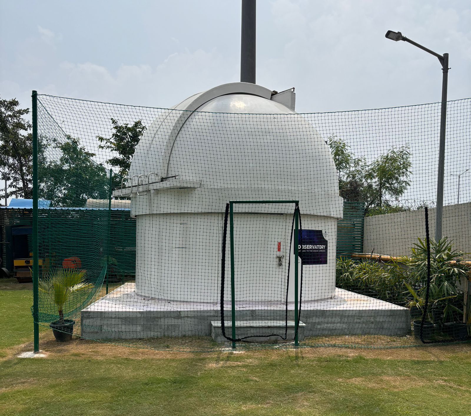 Astronomical Telescope Observatory Dome at Shiv Nadar School in Noida