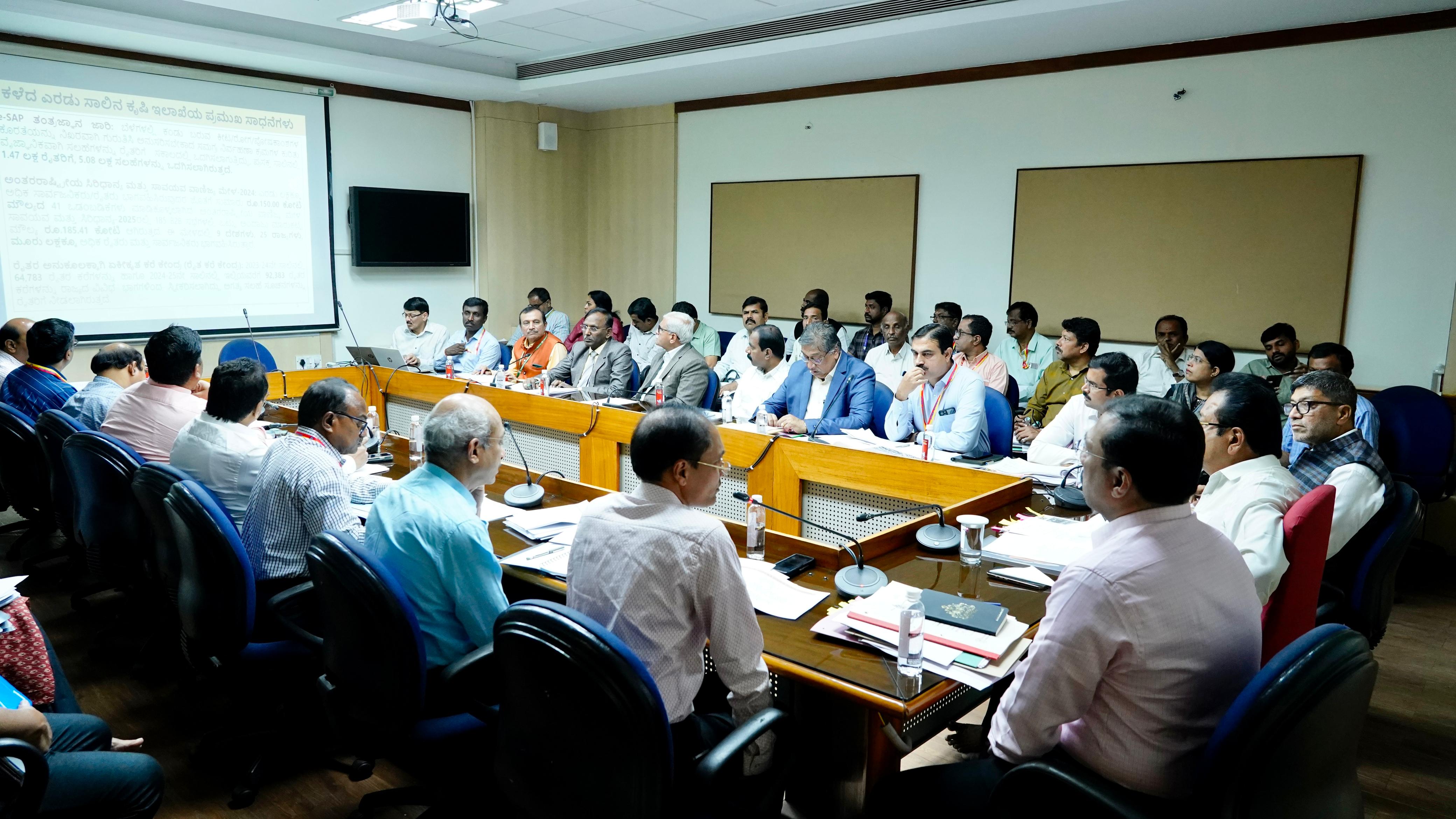 Agriculture Minister Cheluvarayaswamy Meeting