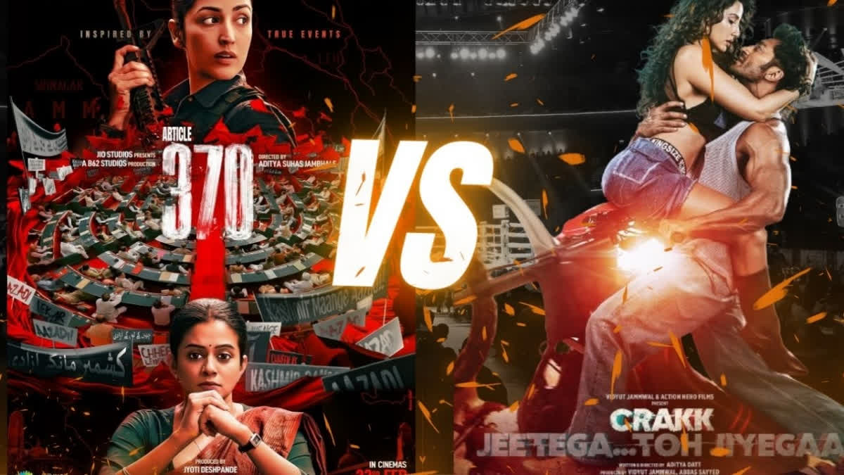 Article 370 versus Crakk box office clash day 5