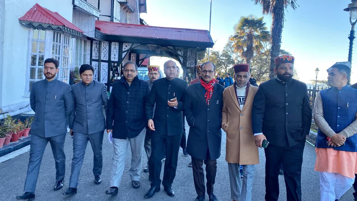 BJP MLAs Meet HP Governor in Shimla