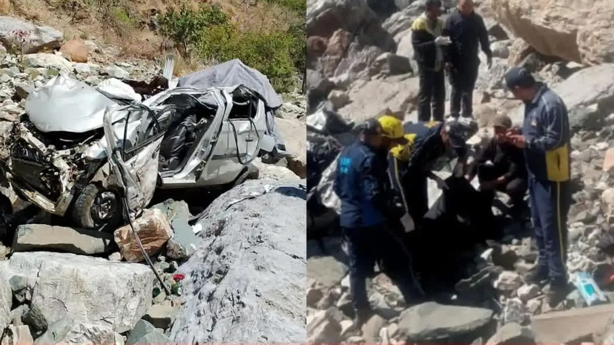 6 people died due to a car falling into a ravine