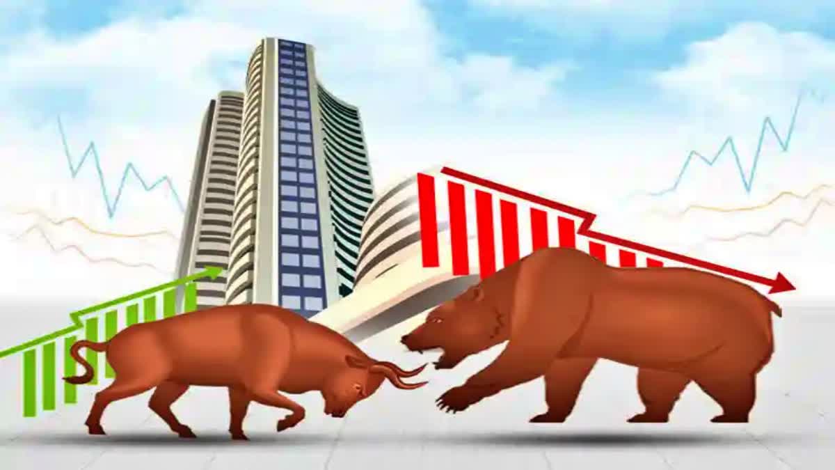 BSE Sensex fell  Reliance Industries and bank stocks  Sensex and Nifty tumble  ವಿದೇಶಿ ಹೂಡಿಕೆಯ ಷೇರುಗಳ ಮಾರಾಟ  ಪಾತಾಳಕ್ಕೆ ಬಿದ್ದ ದೇಶಿಯ ಮಾರುಕಟ್ಟೆ