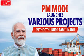 Prime Minister Narendra Modi lays foundation stone ISRO rocket launch pad at Kulasekharapatnam