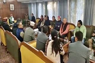 BJP MLAs Meet HP Governor in Shimla