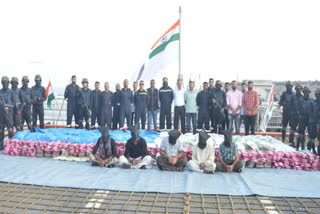 NCB and Gujarat ATS Seize Drugs Worth Rs 1300-2000 Crore in Indian Ocean