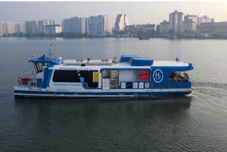 water transport  കൊച്ചിൻ ഷിപ്പ്‌യാർഡ്  കാറ്റമരൻ ഫെറി  Hydrogen Fueled Ferry  Cochin Shipyard