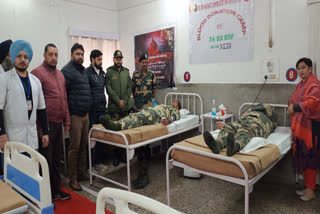 منڈی میں بی ایس ایف کی جانب سے خون کے عطیہ کیمپ کا اہتمام