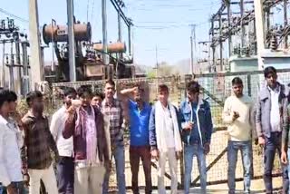 GSS contract workers demonstrated in Alwar