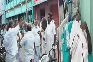 Conflict between DMK executives in Tenkasi