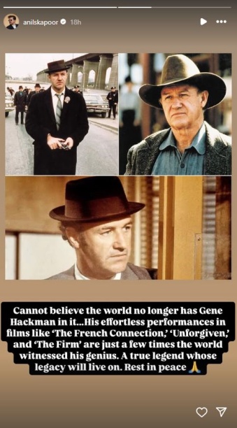 'Learned a Lot From Your Performances': Gene Hackman's Death Leaves ...