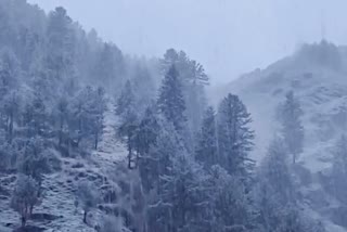 Snowfall in Doda, Jammu and Kashmir