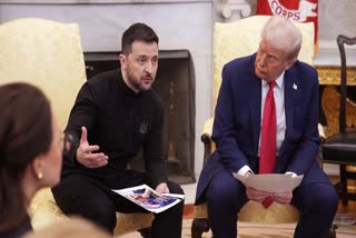 Ukrainian President Zelensky meets Trump at the White House