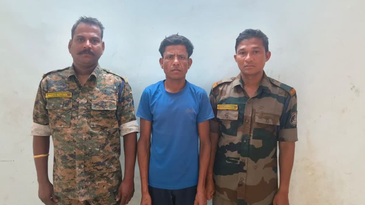 ARRESTED NAXALITE IN DANTEWADA