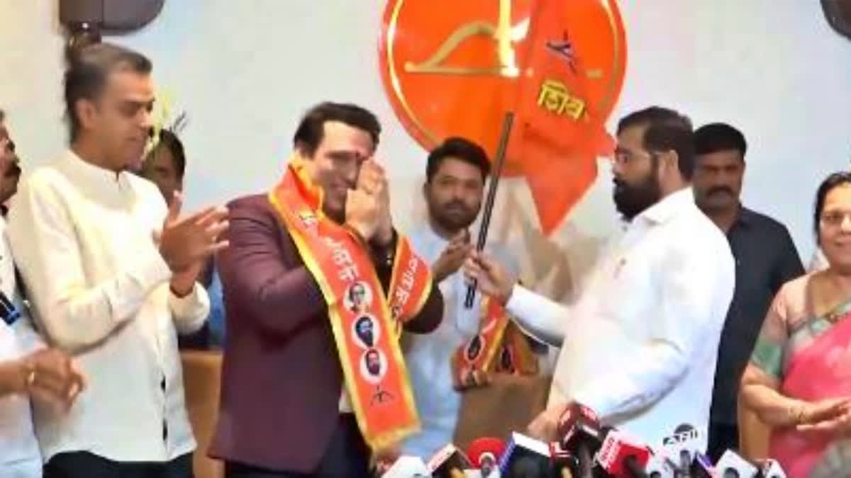 Lok Sabha Election 2024 Actor Govinda joins Eknath Shindeled Shiv Sena