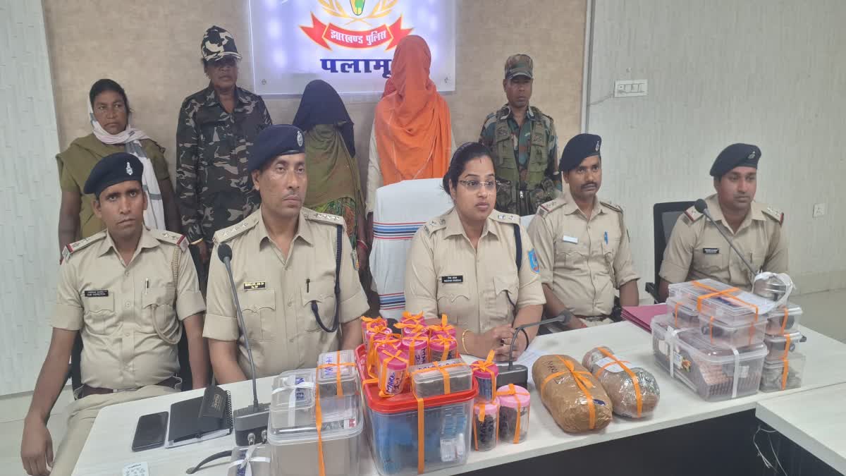 Palamu police seized crores of drugs on action after announcement of Lok Sabha Election 2024