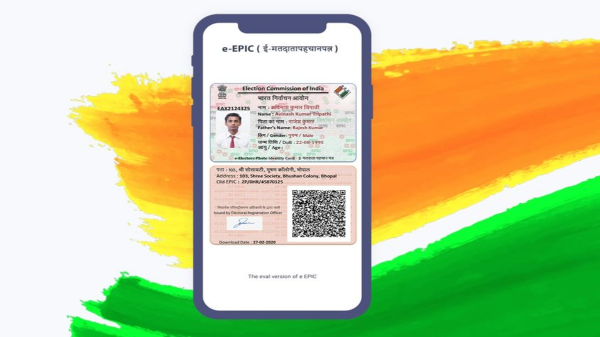 E Epic Card  , Voter Id Card . EEpic Card