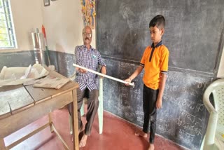 Students punished to Teacher In Karnataka