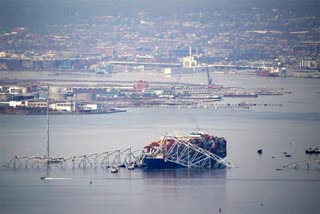 BALTIMORE BRIDGE COLLAPSE  BODIES FOUND IN BALTIMORE  NEW YORK KEY BRIDGE COLLAPSE  BRIDGE OF PATAPSCO RIVER COLLAPSED