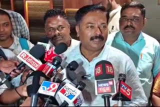 MLA Abhay Patil spoke to the media.