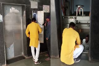 CHHATARPUR HOSPITAL LIFT BROKEN