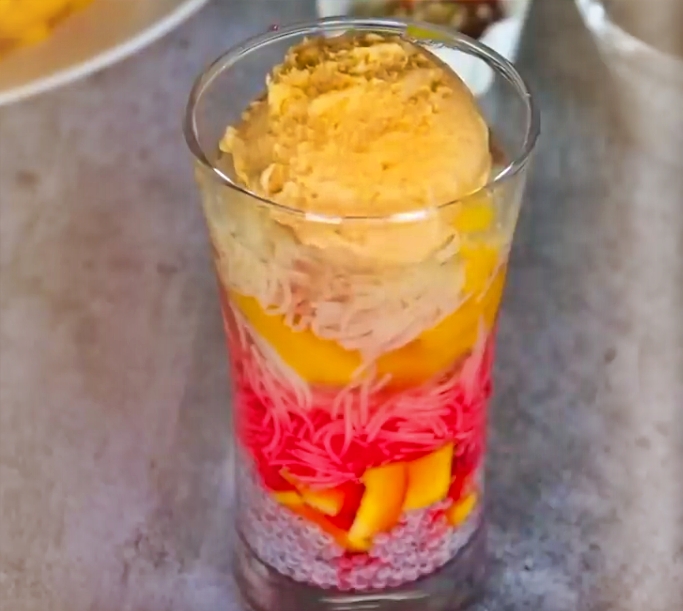 Mango Falooda Making