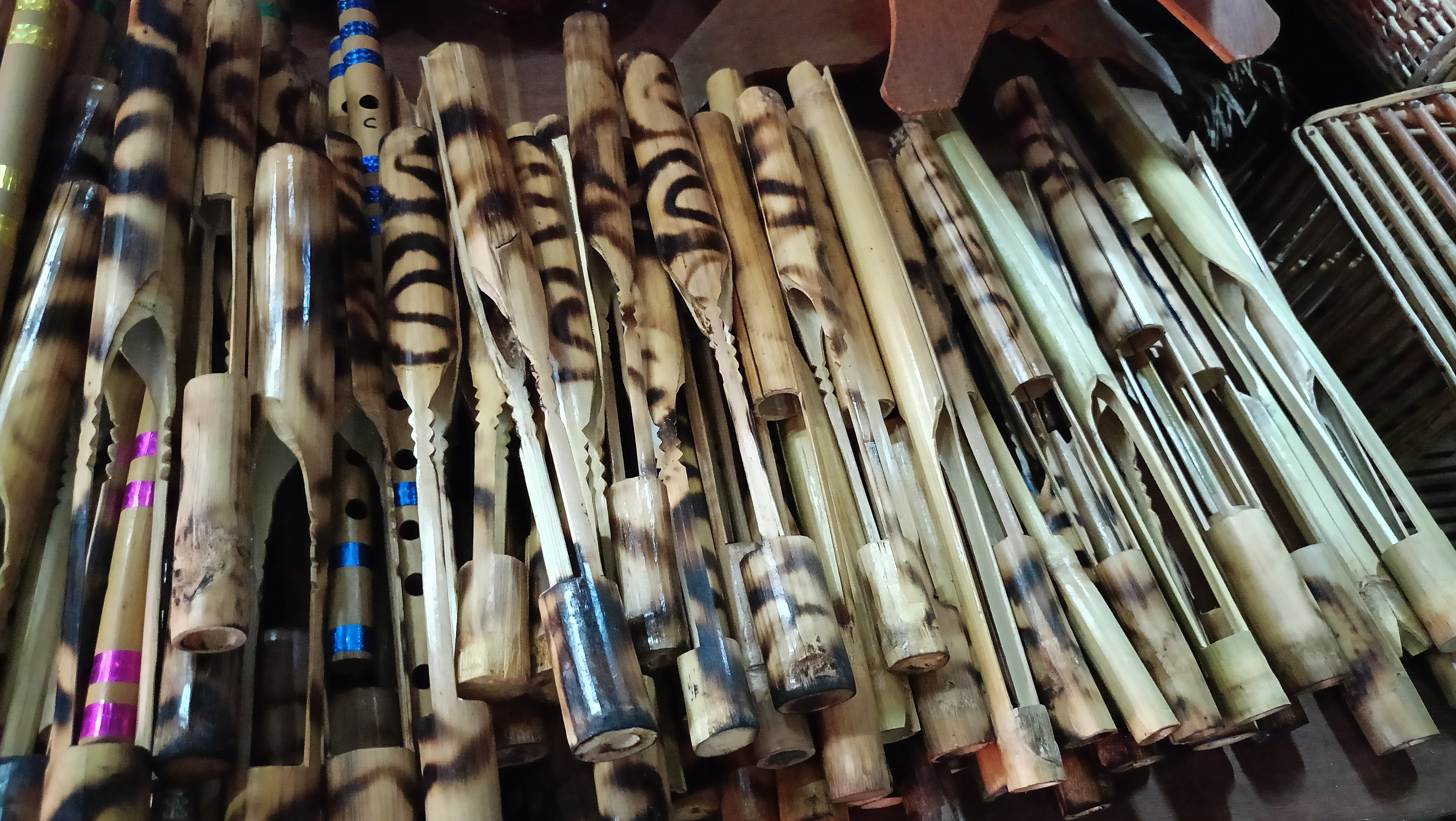Many families have been employed by manufacturing bamboo cane products in Dhemaji