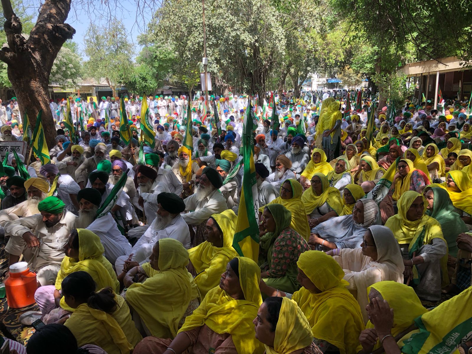 Farmers' protest in Barnala