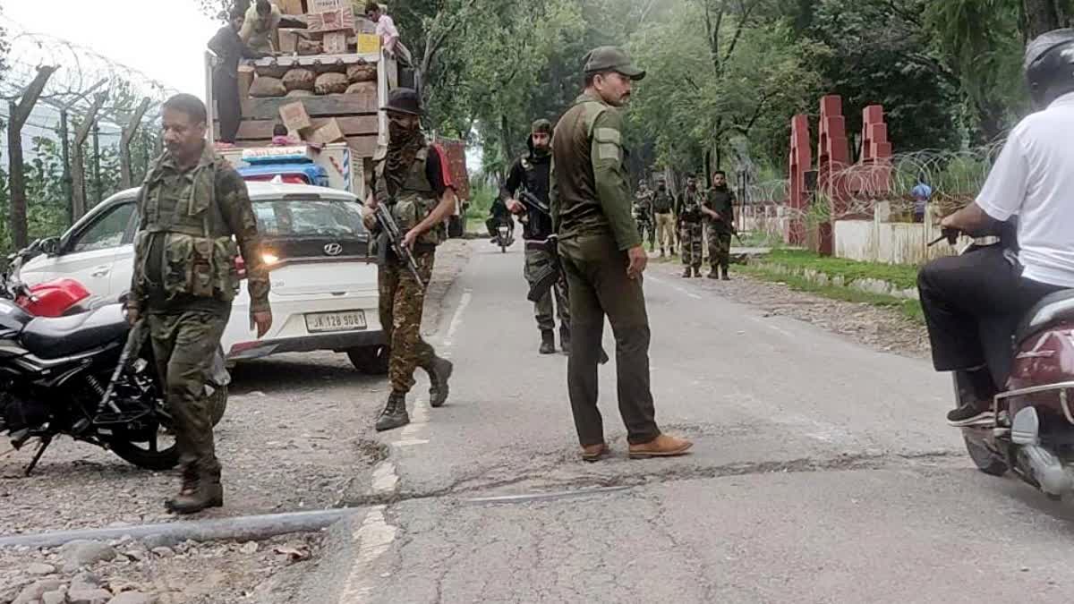 A guard injured in a terrorist attack in Jammu and Kashmir's Udhampur (Photo ANI)