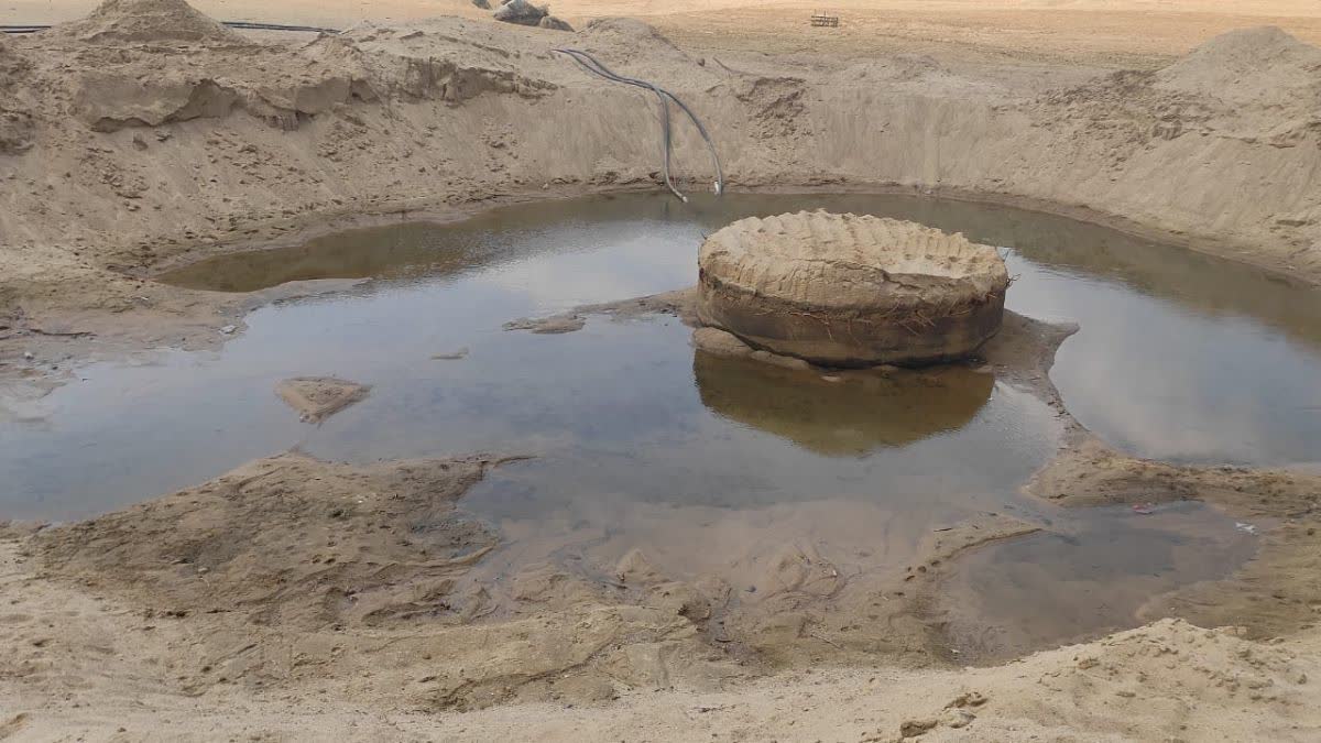 Ramanujganj Kanhar river water dry