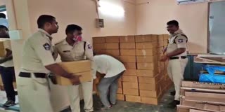 Police seized huge liquor dump in Krishna district
