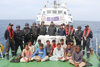 The Indian Coast Guard seized 86 kg of drugs worth Rs 600 crore from a Pakistani boat off the Gujarat coast. They have also arrested 14 crew members. The operation was coordinated with the Gujarat Anti-terrorism Squad and the Narcotics Control Bureau.