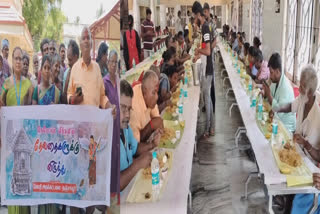 BIRYANI FEAST TO CLEANING WORKERS IN TANJORE