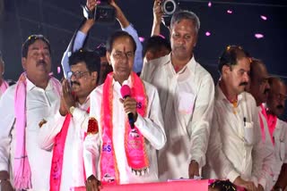 BRS Chief KCR Road Show At Hanamkonda