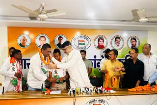 TMC youth state president Sunny Sinku joins Congress with supporters in Ranchi