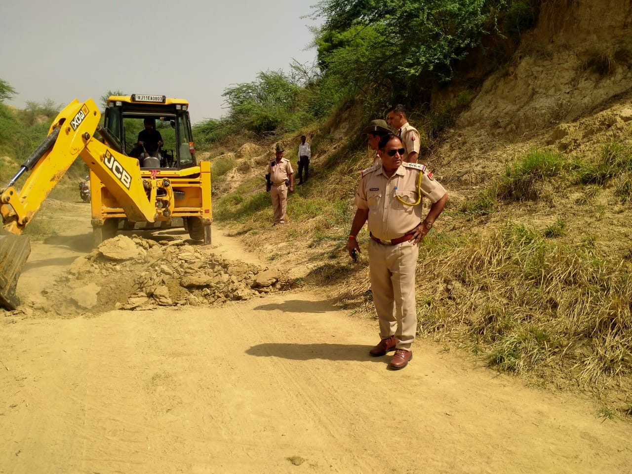 Police Action On Gravel Mafia