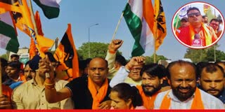 SHIV SENA PROTEST AT BAGHA BORDER