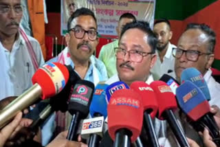 BJP state president Dilip Saikia