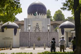 The Pakistan embassy in New Delhi.