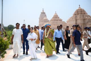 Mamata Banerjee at digha jagannath temple