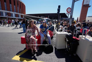 A blackout brought much of Spain and Portugal to a standstill on Monday, halting subway and railway trains, cutting phone service and shutting down traffic lights and ATMs for millions of people across the Iberian Peninsula