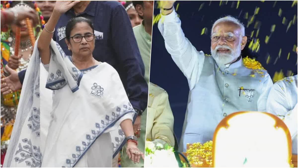 Mamata Banerjee and Narendra Modi