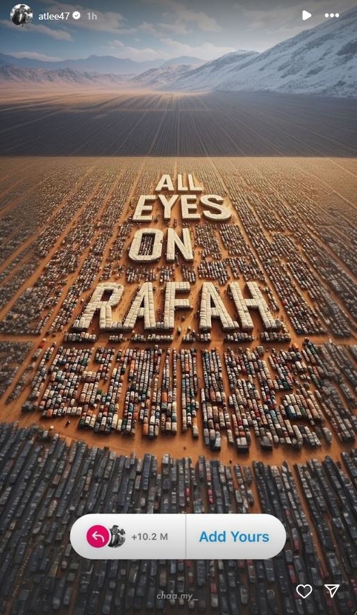 'All Eyes on Rafah': Atlee, Varun Dhawan, Hina Khan, Others Express Solidarity with Palestinians