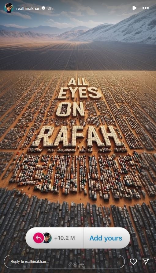 'All Eyes on Rafah': Atlee, Varun Dhawan, Hina Khan, Others Express Solidarity with Palestinians