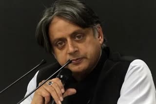 പാക് അധീന കശ്‌മീർ  SHASHI THAROOR AGAINST BJP  AMIT SHAH ABOUT POK  PAKISTAN OCCUPIED KASHMIR ISSUES