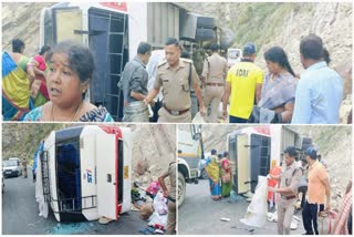Bus accident in Kaudiyala