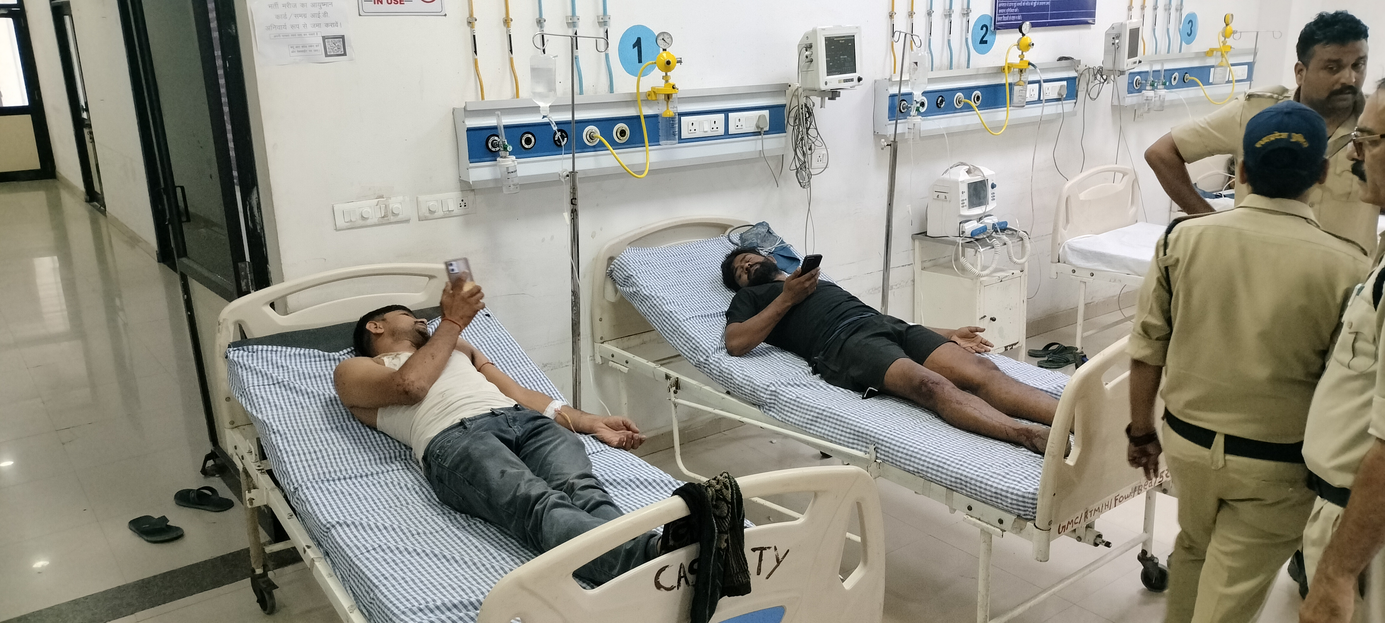 Bihar police vehicle accident