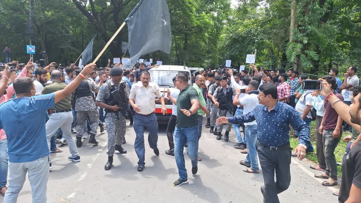 Protest Against Governor